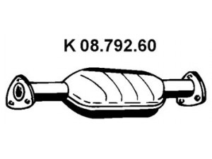 EBERSPÄCHER 08.792.60 katalizatoriaus keitiklis; konversijos katalizatorius 
 Išmetimo sistema -> Katalizatoriaus keitiklis
8 55 026, 8 55 066, 8 55 164