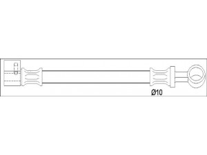 WOKING G1951.00 stabdžių žarnelė 
 Stabdžių sistema -> Stabdžių žarnelės
90236355, 562344, 90236355