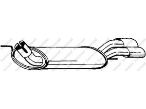 BOSAL 233-489 galinis duslintuvas 
 Išmetimo sistema -> Duslintuvas
1H6 253 609 AG, 1H6 253 609 C, 1H6 253 609 Q