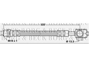 BORG & BECK BBH6917 stabdžių žarnelė 
 Stabdžių sistema -> Stabdžių žarnelės
4B0611775A, 4B0611775B, 4B0611775C