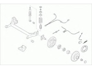 SACHS FORD-KA-RS001 vairavimo mechanizmas; rato pakaba 
 Ašies montavimas/vairavimo mechanizmas/ratai -> Prekių paieška pagal schemą