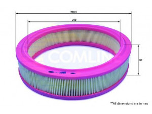 COMLINE EAF412 oro filtras 
 Techninės priežiūros dalys -> Techninės priežiūros intervalai
46536482