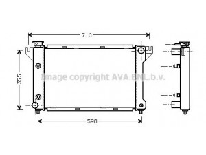 AVA QUALITY COOLING CR2039 radiatorius, variklio aušinimas 
 Aušinimo sistema -> Radiatorius/alyvos aušintuvas -> Radiatorius/dalys
4266434, 4266435, 4266636, 4266637