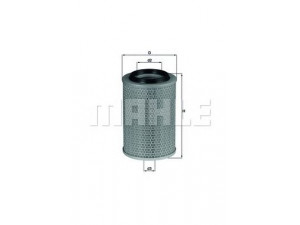 KNECHT LX 496 oro filtras 
 Filtrai -> Oro filtras
0030943904, 30943904