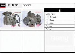 DELCO REMY DSP1091 hidraulinis siurblys, vairo sistema 
 Vairavimas -> Vairo pavara/siurblys