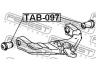 FEBEST TAB-097 valdymo svirties/išilginių svirčių įvorė 
 Ašies montavimas/vairavimo mechanizmas/ratai -> Valdymo svirtis/pasukamosios svirties sujungimas -> Montavimas/sutvirtinimas
48061-35011, 48061-35030