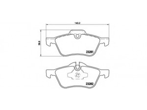 BREMBO P 06 030 stabdžių trinkelių rinkinys, diskinis stabdys 
 Techninės priežiūros dalys -> Papildomas remontas
34111503076, 34116761287, 34116765446