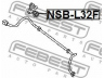 FEBEST NSB-L32F skersinio stabilizatoriaus įvorių komplektas 
 Ašies montavimas/vairavimo mechanizmas/ratai -> Stabilizatorius/fiksatoriai -> Sklendės
54613-JA10A