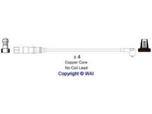 WAIglobal SL578 uždegimo laido komplektas