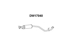 VENEPORTE DW17040 priekinis duslintuvas 
 Išmetimo sistema -> Duslintuvas
96181351, 96310920