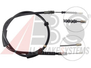 A.B.S. K12095 trosas, stovėjimo stabdys 
 Stabdžių sistema -> Valdymo svirtys/trosai
1007172, 1038834, 1050100, 1093544