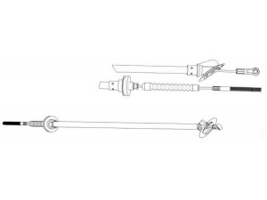 KAWE FA01150 sankabos trosas 
 Dviratė transporto priemonės -> Kabeliai ir tachometro velenaai -> Sankabos trosas
4460471, 7724708, 215055, ZF04460471
