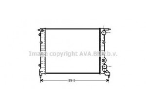 AVA QUALITY COOLING RT2043 radiatorius, variklio aušinimas 
 Aušinimo sistema -> Radiatorius/alyvos aušintuvas -> Radiatorius/dalys
7700784038, 7701034769