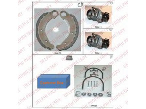 DELPHI 640 stabdžių trinkelių komplektas 
 Techninės priežiūros dalys -> Papildomas remontas
95618238, 95666840