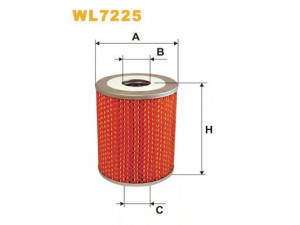 WIX FILTERS WL7225 alyvos filtras 
 Techninės priežiūros dalys -> Techninės priežiūros intervalai
D10A, 11421251964, 11421256402