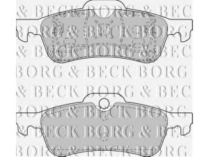 BORG & BECK BBP1744 stabdžių trinkelių rinkinys, diskinis stabdys 
 Techninės priežiūros dalys -> Papildomas remontas
