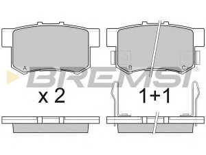 BREMSI BP2750 stabdžių trinkelių rinkinys, diskinis stabdys 
 Techninės priežiūros dalys -> Papildomas remontas
0643063NJ00, 06430S2XJ00, 06430S3NE50