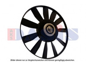 AKS DASIS 048024N ventiliatoriaus ratas, variklio aušinimas 
 Aušinimo sistema -> Radiatoriaus ventiliatorius
1H0119113D