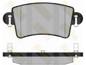 Brake ENGINEERING PA1302 stabdžių trinkelių rinkinys, diskinis stabdys 
 Techninės priežiūros dalys -> Papildomas remontas
4406000QAE, 7701206763, 1605982