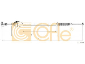 COFLE 11.0224 akceleratoriaus trosas 
 Variklis -> Oro tiekimas -> Akceleratoriaus trosas/jungtis
7700843189