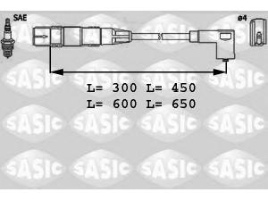 SASIC 9286021 uždegimo laido komplektas