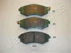 JAPANPARTS PA-S02AF stabdžių trinkelių rinkinys, diskinis stabdys 
 Techninės priežiūros dalys -> Papildomas remontas
48130-08152