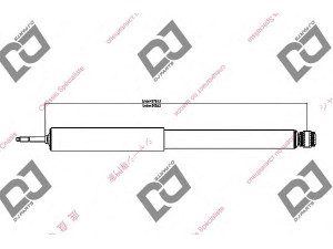 DJ PARTS DS1422GT amortizatorius 
 Pakaba -> Amortizatorius
8200038257