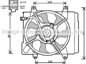 AVA QUALITY COOLING KA7521 ventiliatorius, radiatoriaus 
 Aušinimo sistema -> Oro aušinimas
2538007200