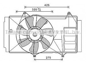AVA QUALITY COOLING TO7580 ventiliatorius, radiatoriaus 
 Aušinimo sistema -> Oro aušinimas
163610N010, 1636121050, 1636304050