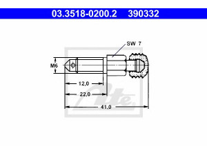 ATE 03.3518-0200.2 alsuoklio varžtas / vožtuvas
247 925 728