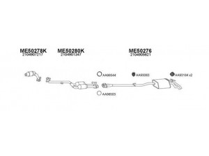 VENEPORTE 500105 išmetimo sistema