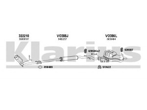 KLARIUS 960360U išmetimo sistema 
 Išmetimo sistema -> Išmetimo sistema, visa