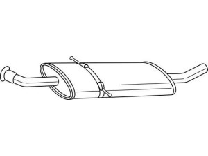 AKS DASIS SG35439 vidurinis duslintuvas
