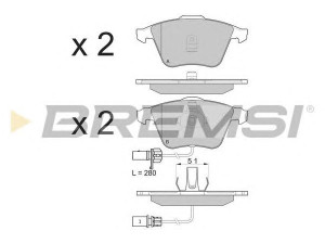 BREMSI BP3081 stabdžių trinkelių rinkinys, diskinis stabdys 
 Techninės priežiūros dalys -> Papildomas remontas
4B0698151AC, 4B0698151AD, 4B0698151Q