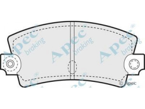 APEC braking PAD284 stabdžių trinkelių rinkinys, diskinis stabdys 
 Techninės priežiūros dalys -> Papildomas remontas
6000004734, 6025071055, 6025071056