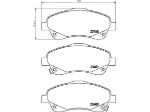 HELLA 8DB 355 017-321 stabdžių trinkelių rinkinys, diskinis stabdys 
 Techninės priežiūros dalys -> Papildomas remontas
0446505130, 0446505131, 0446505140
