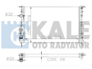 KALE OTO RADYATÖR 109500 radiatorius, variklio aušinimas 
 Aušinimo sistema -> Radiatorius/alyvos aušintuvas -> Radiatorius/dalys
77 00 838 135, 77 01 352 604, 7700838135