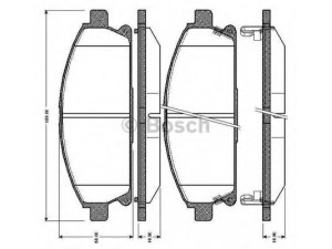 BOSCH 0 986 TB2 775 stabdžių trinkelių rinkinys, diskinis stabdys 
 Techninės priežiūros dalys -> Papildomas remontas
41030 1W385, 41060 1W385, 41060 1W386