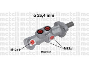 METELLI 05-0756 pagrindinis cilindras, stabdžiai 
 Stabdžių sistema -> Pagrindinis stabdžių cilindras
36000737, 8602365, 8646009