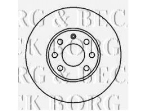 BORG & BECK BBD4073 stabdžių diskas 
 Dviratė transporto priemonės -> Stabdžių sistema -> Stabdžių diskai / priedai
09117677, 569059, 90497879, 9117677