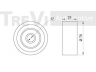TREVI AUTOMOTIVE TA1680 kreipiantysis skriemulys, V formos rumbuotas diržas
