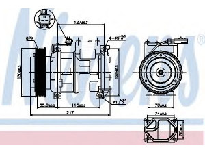 NISSENS 89097 kompresorius, oro kondicionierius 
 Oro kondicionavimas -> Kompresorius/dalys
4677205, 4677205ABD, 4677205C, 4677205D