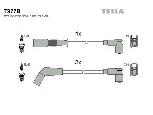 TESLA T977B uždegimo laido komplektas 
 Kibirkšties / kaitinamasis uždegimas -> Uždegimo laidai/jungtys
7745367