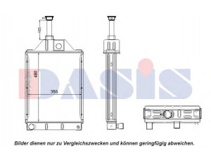 AKS DASIS 440059N radiatorius, variklio aušinimas