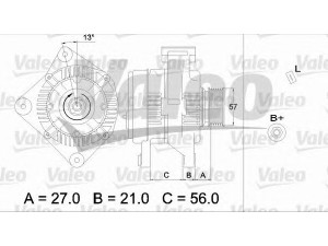 VALEO 436731 kintamosios srovės generatorius
9164941