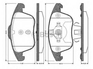 BOSCH 0 986 TB2 950 stabdžių trinkelių rinkinys, diskinis stabdys 
 Techninės priežiūros dalys -> Papildomas remontas
4253 62, 4253 97