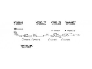 VENEPORTE 800141 išmetimo sistema 
 Išmetimo sistema -> Išmetimo sistema, visa