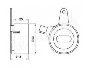 IPS Parts ITB-6301 įtempiklis, paskirstymo diržas 
 Diržinė pavara -> Paskirstymo diržas/komplektas -> Dirželio įtempiklis (įtempimo blokas)
B660-12-700B, B660-12-700C, B660-12-700D