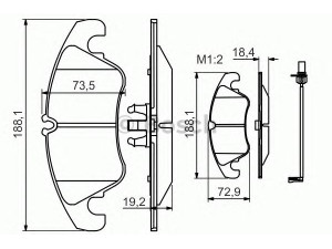 BOSCH 0 986 494 259 stabdžių trinkelių rinkinys, diskinis stabdys 
 Techninės priežiūros dalys -> Papildomas remontas
4G0 698 151, 4G0 698 151 L, 8K0 698 151 D