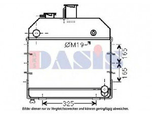 AKS DASIS 440283N radiatorius, variklio aušinimas